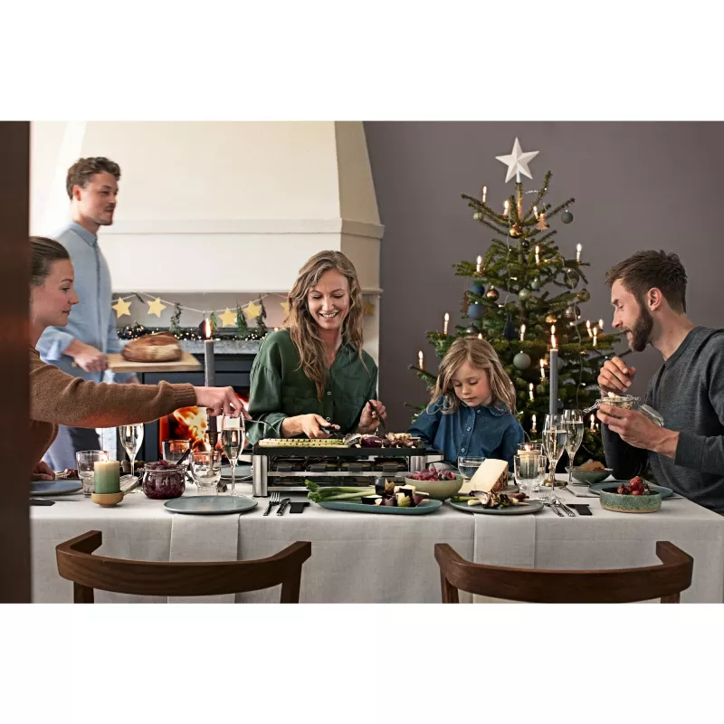 WMF Lono 0415040011 raclette grilis 8 asmenims 1500 W Juoda, Chromas