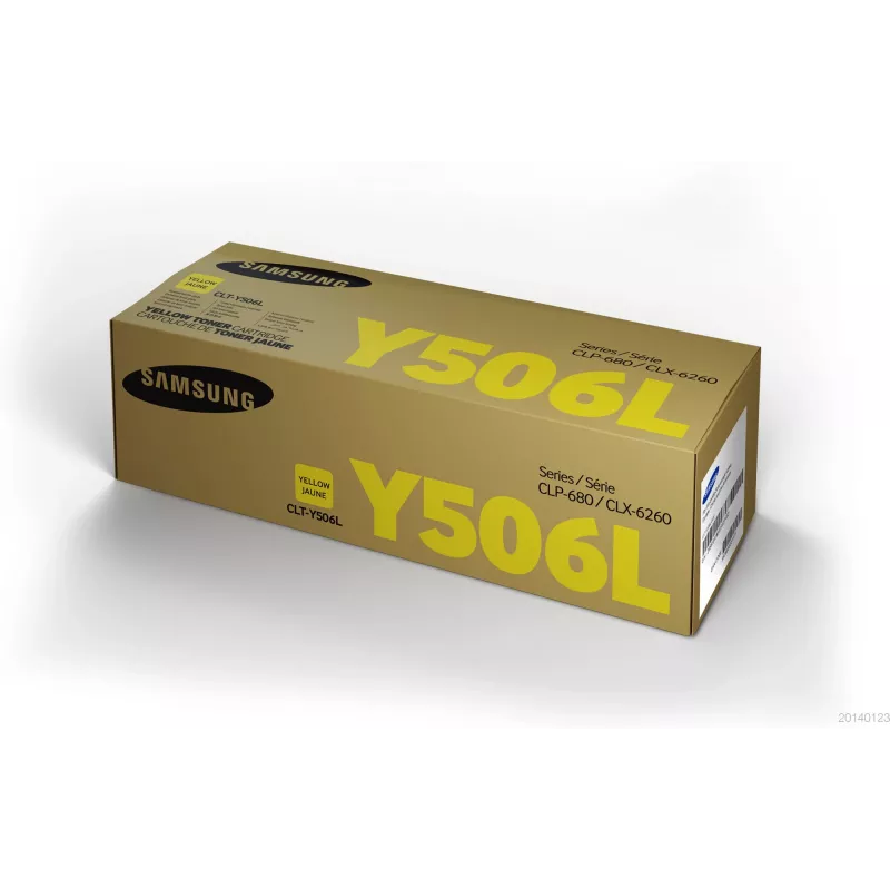 Samsung CLT-Y506L geltonas didelės išeigos originalus keičiamas kasetė