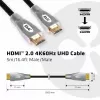 CLUB3D HDMI 2.0 4K60Hz UHD kabelis 5 m