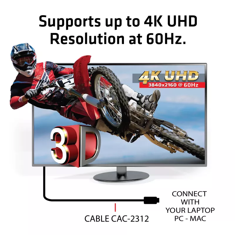 CLUB3D HDMI 2.0 4K60Hz UHD kabelis 5 m