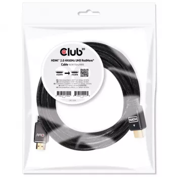 CLUB3D HDMI 2.0 4K60Hz RedMere kabelis 15m