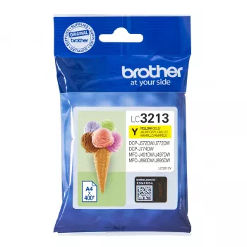 Originali Brother LC3213Y geltona kasetė (High Yield) 1 vnt.