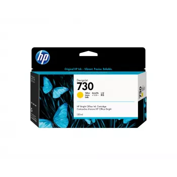 HP 730 130 ml geltona DesignJet rašalo kasetė