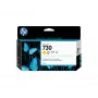 HP 730 130 ml geltona DesignJet rašalo kasetė