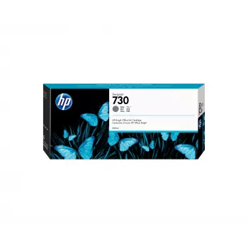 HP 730 P2V72A pilka rašalo kasetė 300 ml, didelės talpos (XL) – originali HP