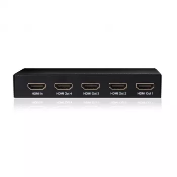 CLUB3D HDMI™ 4K@60Hz UHD skirstytuvas su maitinimo adapteriu, 4 prievadai
