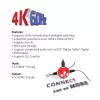 CLUB3D HDMI™ 2.0 UHD 4K60Hz SwitchBox 4 prievadai su IR nuotolinio valdymo pulteliu