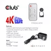 CLUB3D HDMI™ 2.0 UHD 4K60Hz SwitchBox 4 prievadai su IR nuotolinio valdymo pulteliu