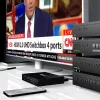 CLUB3D HDMI™ 2.0 UHD 4K60Hz SwitchBox 4 prievadai su IR nuotolinio valdymo pulteliu