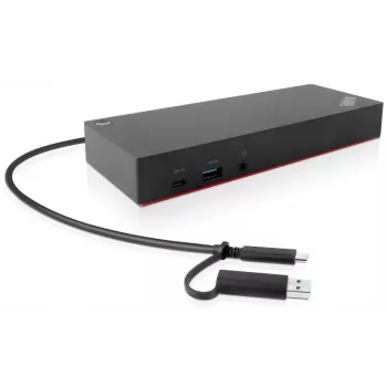 Lenovo 40AF0135EU dokavimo stotelė / prievadų replikatorius, laidinis, juoda