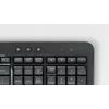 Belaidis klaviatūros ir pelės rinkinys Logitech MK540 Advanced — pilno dydžio QWERTY klaviatūra, USB imtuvas, US išdėstymas, ergonomiška pelė, juoda/balta