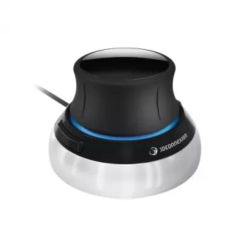 3D pelė 3Dconnexion SpaceMouse Compact juoda pilka lengvas dizainas lengva navigacija