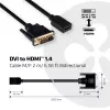 CLUB3D CAC-1211 DVI–HDMI 1.4 laidas, 2 m, abipusis