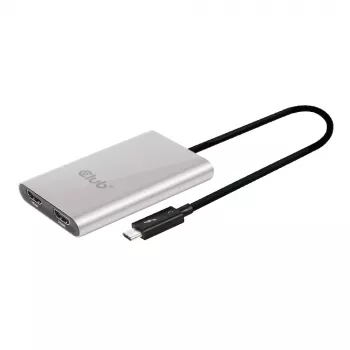 Adapteris CLUB3D Thunderbolt 3 į Dvigubą HDMI 2.0
