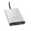 Adapteris CLUB3D Thunderbolt 3 į Dvigubą HDMI 2.0