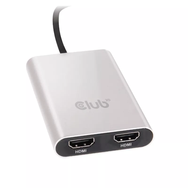 Adapteris CLUB3D Thunderbolt 3 į Dvigubą HDMI 2.0
