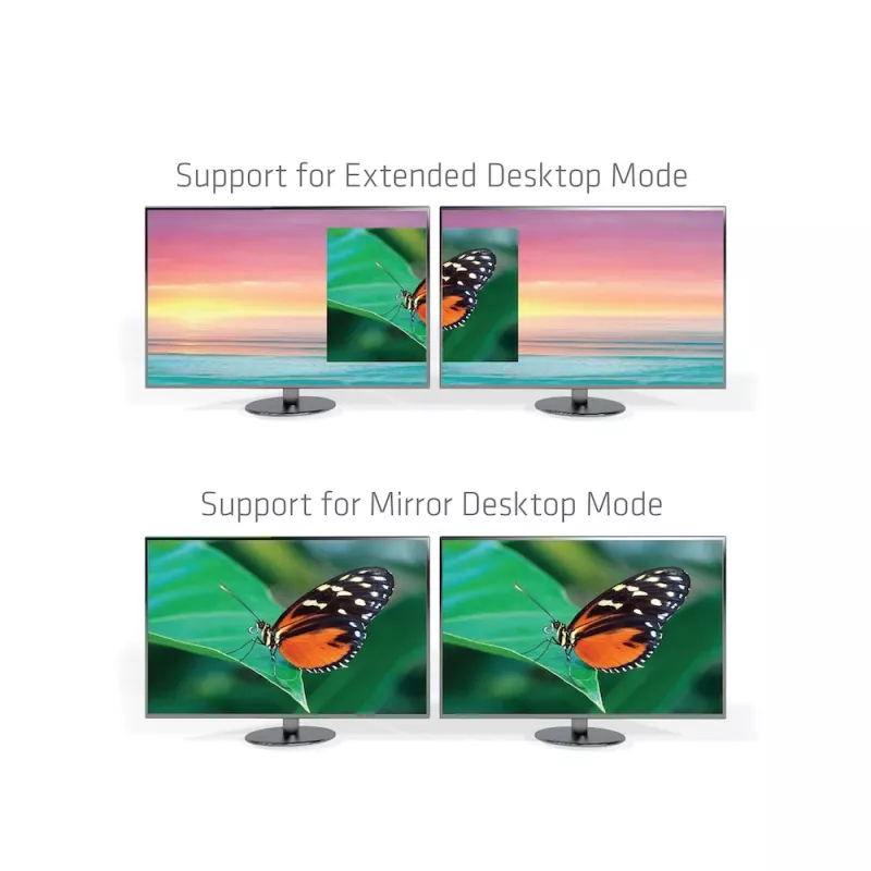 Adapteris CLUB3D Thunderbolt 3 į Dvigubą HDMI 2.0