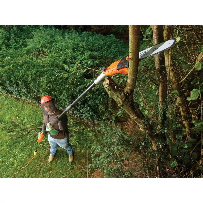 Elektrinis genėjimo pjūklas Black & Decker PS7525-QS, 800 W, 25 cm padanga, 22 mm pjovimo skersmuo, 3,8 kg