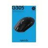 LOGITECH G305 Lightspeed belaidė žaidimų pelė juoda