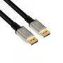 Club 3D CAC-1069 DisplayPort 1.4 HBR3 kabelis, 8K 60 Hz, 32,4 Gb/s, DSC, HDR, VESA sertifikuotas, M/M, 4 m, juodas
