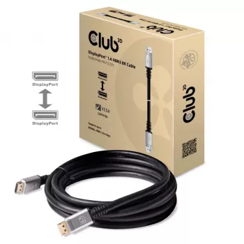 CLUB3D DisplayPort 1.4 HBR3 8K laidas M/M 4 m /13.12 ft