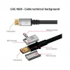 Club 3D CAC-1069 DisplayPort 1.4 HBR3 kabelis, 8K 60 Hz, 32,4 Gb/s, DSC, HDR, VESA sertifikuotas, M/M, 4 m, juodas