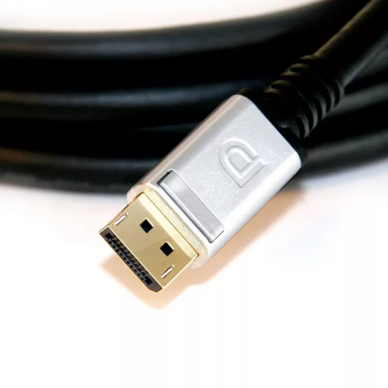 Club 3D CAC-1069 DisplayPort 1.4 HBR3 kabelis, 8K 60 Hz, 32,4 Gb/s, DSC, HDR, VESA sertifikuotas, M/M, 4 m, juodas