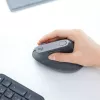 Ergonominė vertikali pelė Logitech MX Vertical, MX Vertical, 4000 DPI, RF Wireless + Bluetooth, dešinei rankai, Graphite, biuro naudojimui