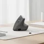 Ergonominė vertikali pelė Logitech MX Vertical, MX Vertical, 4000 DPI, RF Wireless + Bluetooth, dešinei rankai, Graphite, biuro naudojimui