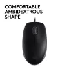 Pelė Logitech M110 Silent laidinė USB juoda