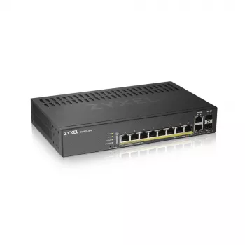 Zyxel GS1920-8HPV2 valdomas Gigabit Ethernet (10/100/1000) maitinimas per Ethernet (PoE) juodas