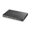 Zyxel GS1920-48HPV2 valdomas gigabitinio eterneto (10/100/1000) maitinimo per eternetą (PoE) jungiklis, juodas