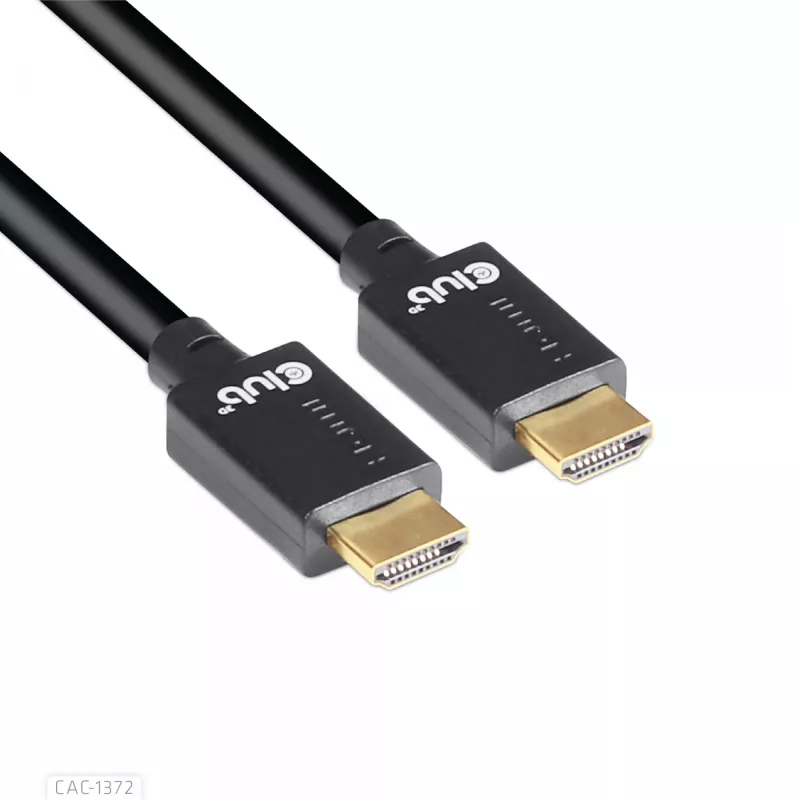 CLUB3D Ultra High Speed HDMI 4K120Hz, 8K60Hz sertifikuotas kabelis 48Gbps M/M 2 m