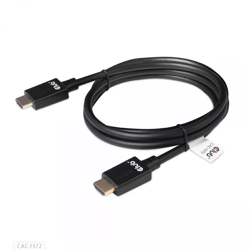 CLUB3D Ultra High Speed HDMI 4K120Hz, 8K60Hz sertifikuotas kabelis 48Gbps M/M 2 m