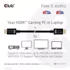 Club 3D CAC-1371 Ultra High Speed HDMI 2.1 sertifikuotas jungiamasis kabelis, 48 Gb/s, 4K 120 Hz / 8K 60 Hz / 10K 120 Hz, ARC, HDR, M/M, 1 m