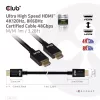 Club 3D CAC-1371 Ultra High Speed HDMI 2.1 sertifikuotas jungiamasis kabelis, 48 Gb/s, 4K 120 Hz / 8K 60 Hz / 10K 120 Hz, ARC, HDR, M/M, 1 m