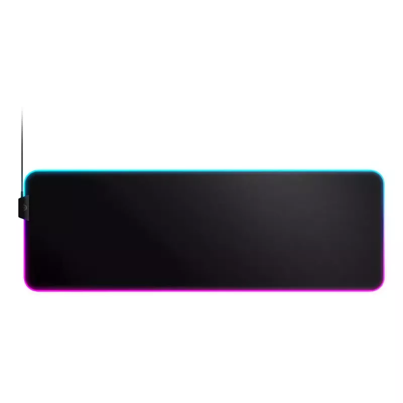 Žaidimų pelės kilimėlis STEELSERIES QcK Prism Cloth XL — audinio paviršius, 900×300 mm, 4 mm storis, RGB apšvietimas