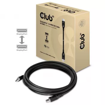 CLUB3D DisplayPort 1.4 HBR3 kabelis M/M 5m /16.40ft