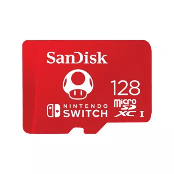 WESTERN DIGITAL SanDisk Micro SDXC kortelė, skirta Nintendo Switch, 128GB, UHS-I, 100MB/s