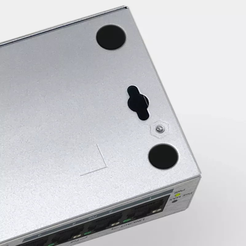 Zyxel GS1005HP nevaldomas gigabitinis Ethernet (10/100/1000) maitinimas per Ethernet (PoE) sidabrinis