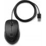 HP USB Fingerprint Mouse, ambidekstrinė, USB Type-A, juoda