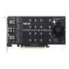 ASUS HYPER M.2 X16 CARD V2 – M.2 plokštės adapteris, PCIe 3.0, 4x M.2, 128 Gbit/s