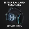 LOGITECH G935 belaidės 7.1 erdvinio garso žaidimų ausinės su Lightsync RGB apšvietimu – 2,4 GHz