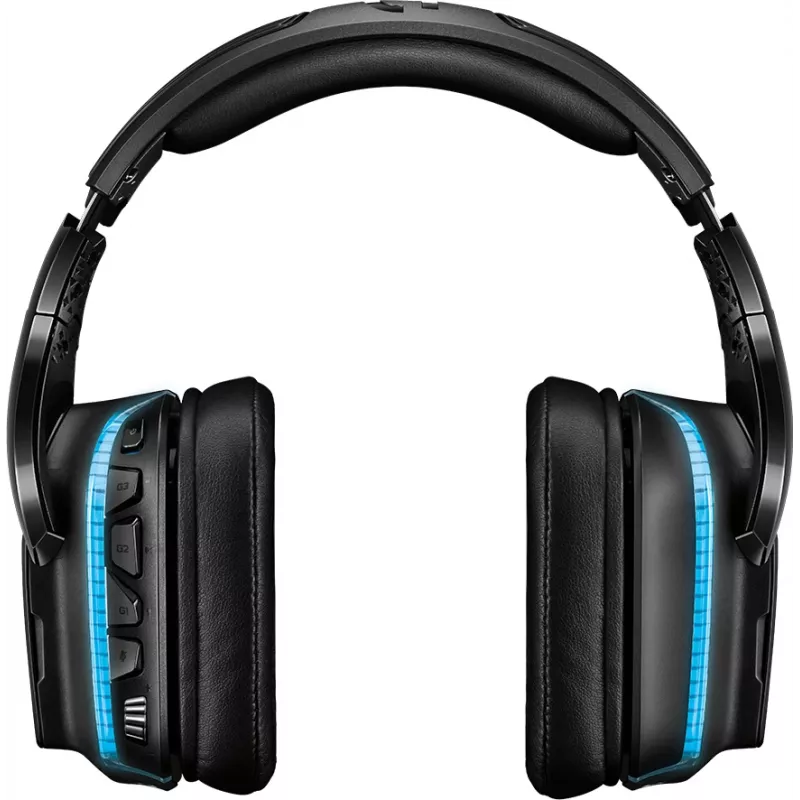 LOGITECH G935 belaidės 7.1 erdvinio garso žaidimų ausinės su Lightsync RGB apšvietimu – 2,4 GHz