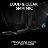 LOGITECH G935 belaidės 7.1 erdvinio garso žaidimų ausinės su Lightsync RGB apšvietimu – 2,4 GHz