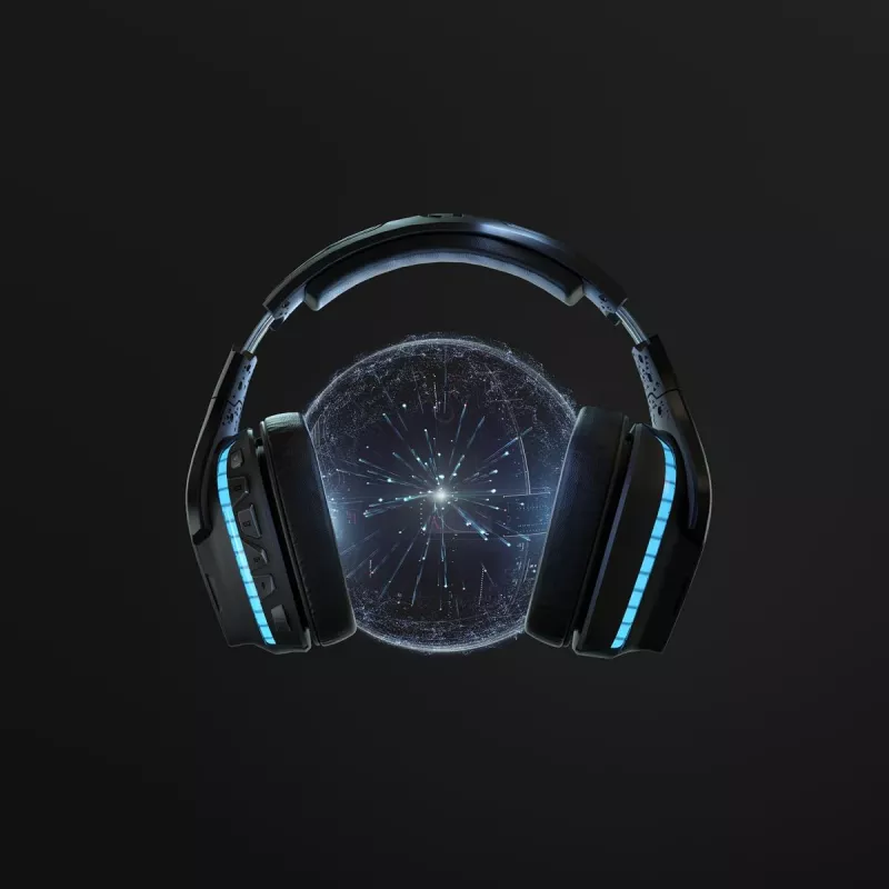 LOGITECH G935 belaidės 7.1 erdvinio garso žaidimų ausinės su Lightsync RGB apšvietimu – 2,4 GHz