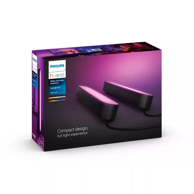 Philips Hue White and colour ambience Play šviesos juosta dviejų komplektas