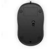 HP Wired Mouse 1000, ambidekstrinė, USB Type-A, 1200 DPI, juoda