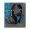 LOGITECH G432 – žaidimų ausinės su mikrofonu, USB / 3.5 mm, 7.1 erdvinis garsas, mėlyna