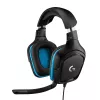 LOGITECH G432 – žaidimų ausinės su mikrofonu, USB / 3.5 mm, 7.1 erdvinis garsas, mėlyna